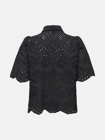 ONLY Bluse 'ONLY ONLVALAIS S/S SHIRT WVN NOOS CAMICIA'‌‌‌‌‌‌‌‌‌‌ in Schwarz
