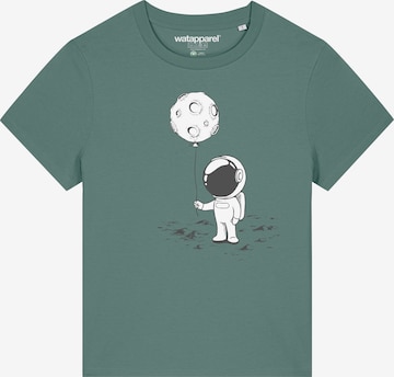 T-shirt 'Kleiner Astronaut' Watapparel en vert : devant