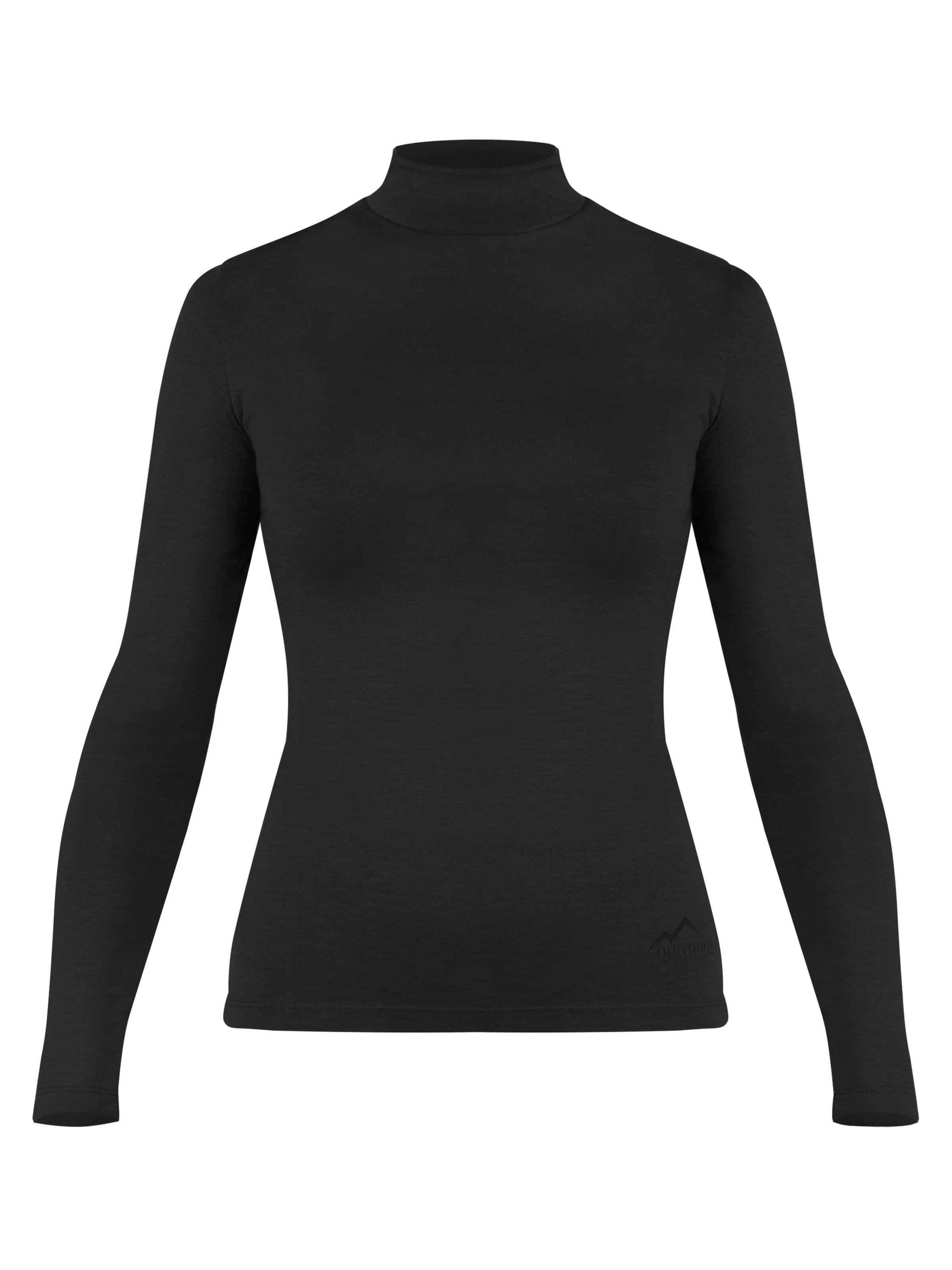 Pull-over normani en noir : devant