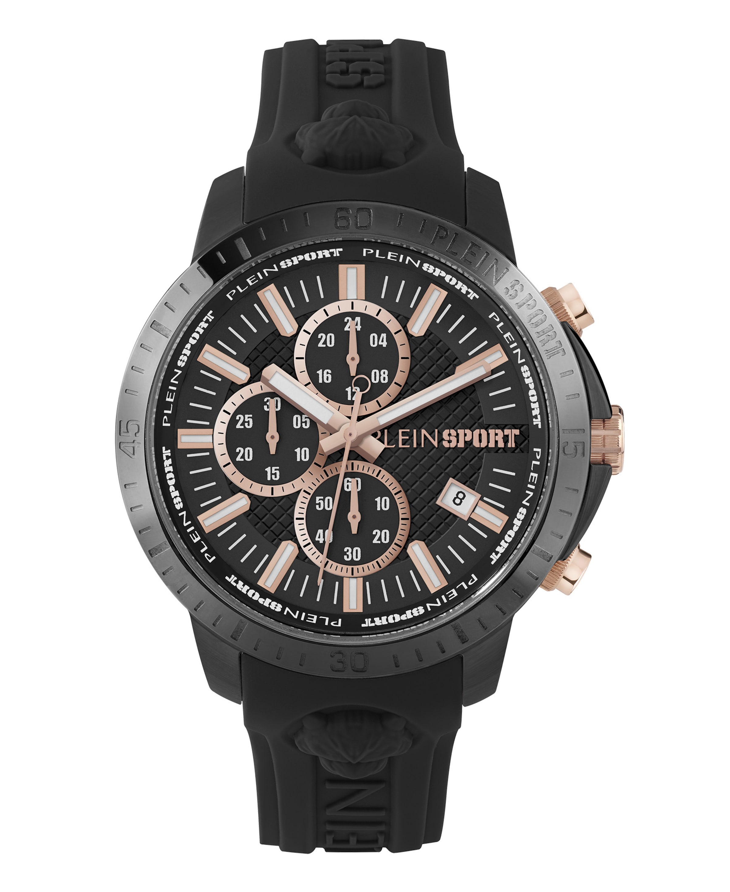 Orologio sportivo di Plein Sport in argento: frontale