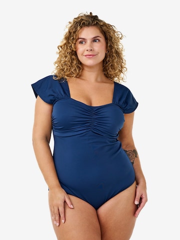 mėlyna Swim by Zizzi Biustjė Maudymosi kostiumėlis 'Spika': priekis