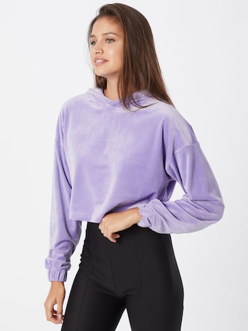 Urban Classics Sweatshirt in Purple: front