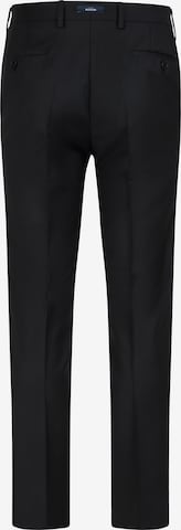 Regular Pantalon à plis HECHTER PARIS en noir