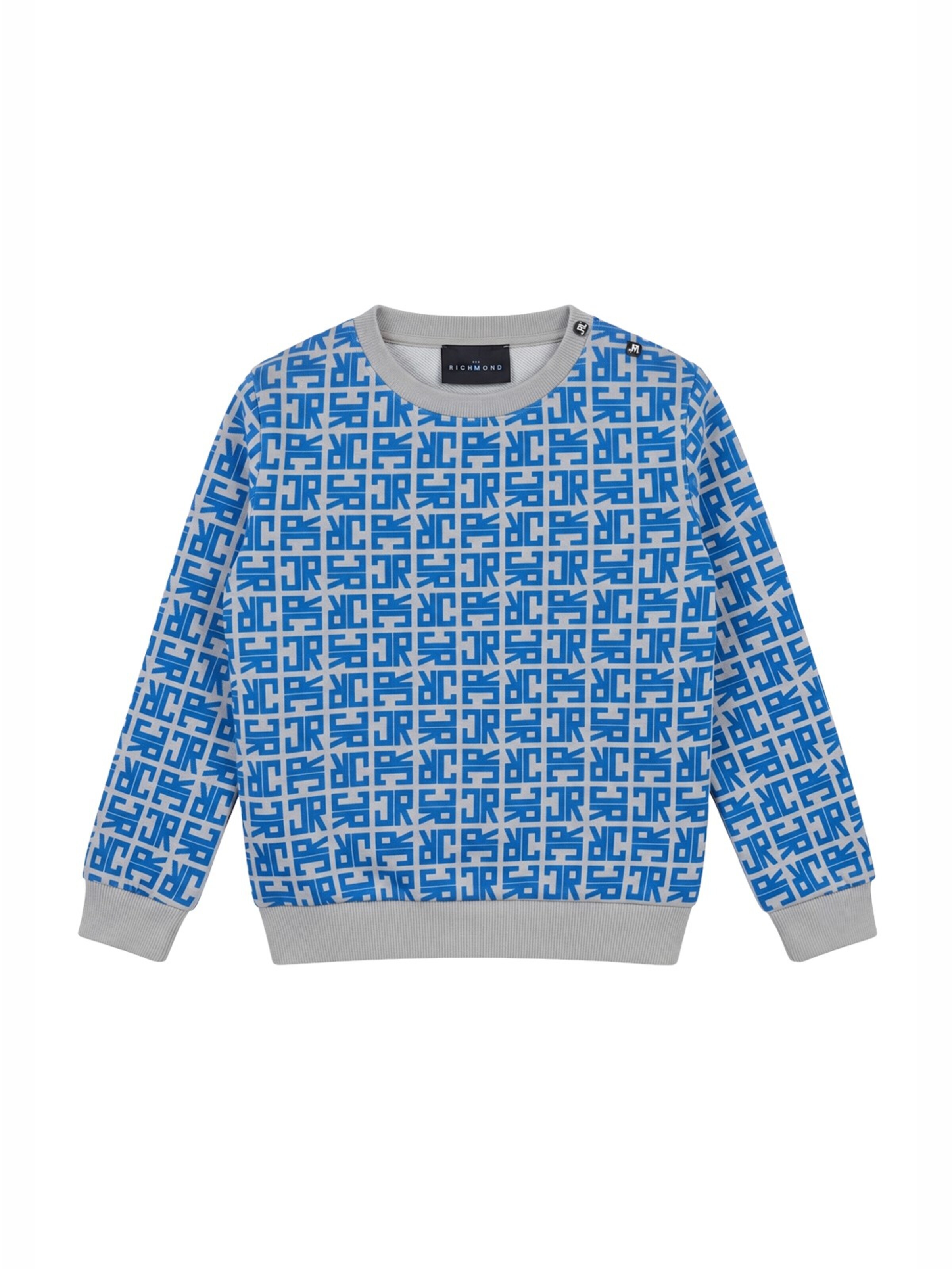 Felpa di John Richmond in blu: frontale