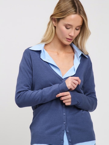 Influencer Knit Cardigan in Blue