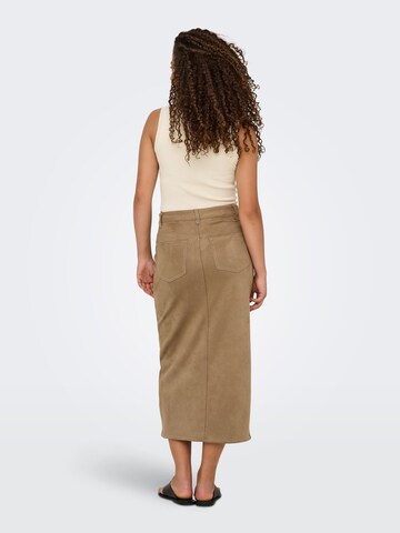 Jupe 'ONLStina' ONLY en marron