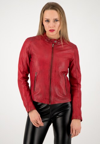 URBAN 5884® Lederjacke 'Gigi' in Rot: predná strana