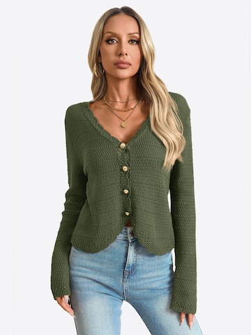 Geacă tricotată de la Imily Bela pe verde