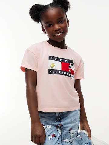 TOMMY HILFIGER Shirt 'Peanuts' in Roze