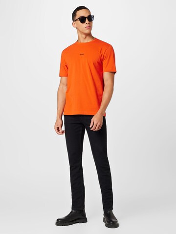 BOSS T-Shirt 'Chup' in Orange