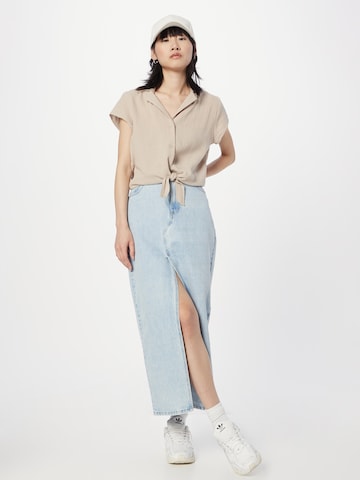 ONLY Bluse 'ONLThyra' i beige