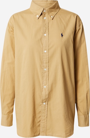 Polo Ralph Lauren Blouse in Beige: voorkant