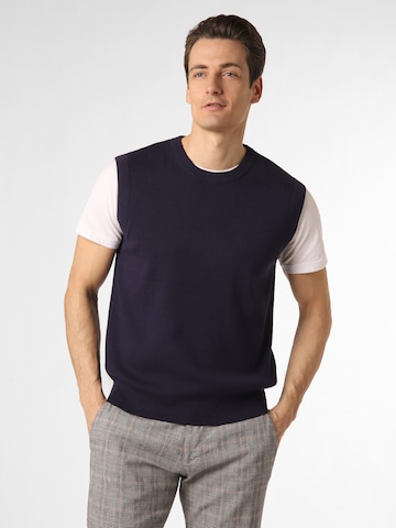 Nils Sundström Sweater Vest in Blue: front