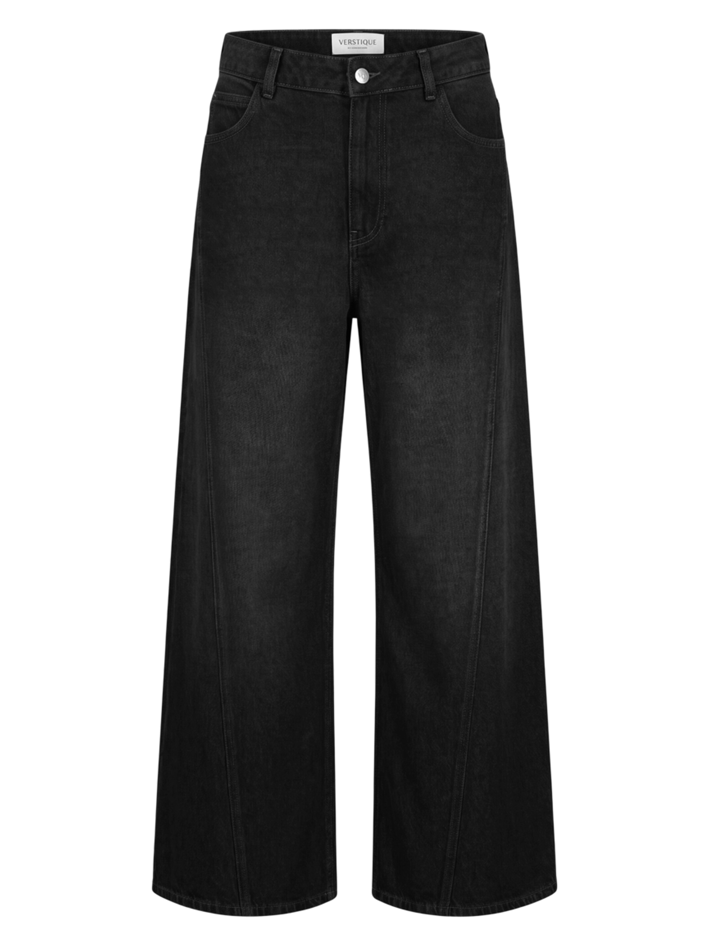 VERSTIQUE Loose fit Jeans in Black: front