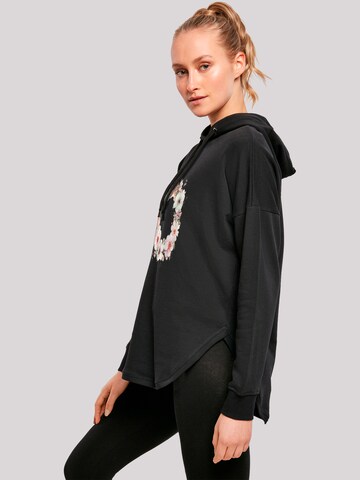 Sweat-shirt 'Rosa Blumenkranz' F4NT4STIC en noir