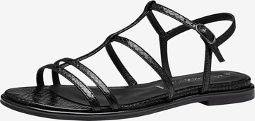 TAMARIS Sandalen met riem in Zwart: voorkant