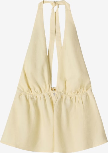 Top Bershka pe galben pastel, Vizualizare produs