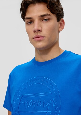 QS Shirt in Blauw