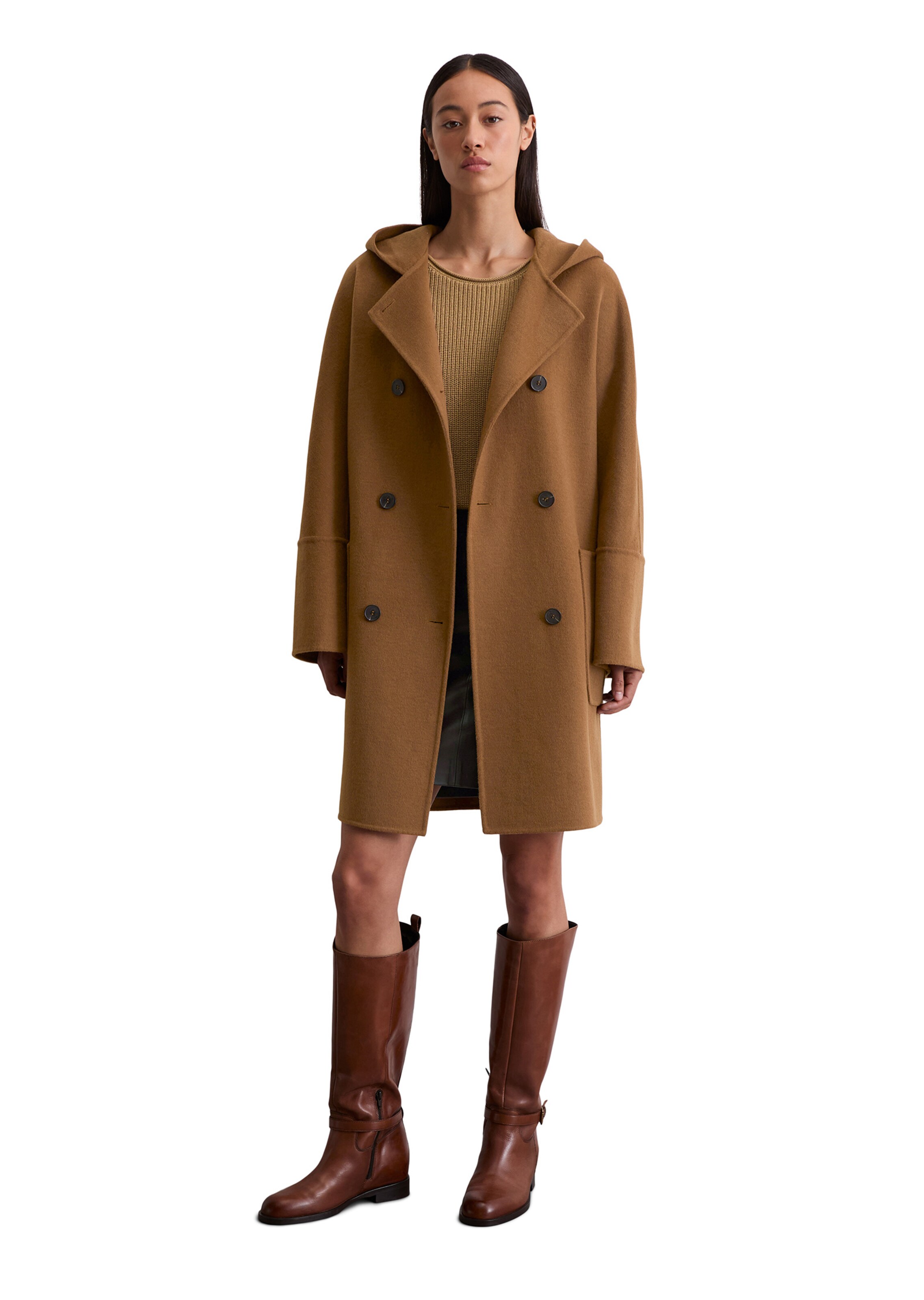 Marc O'Polo Between-seasons coat in Brown