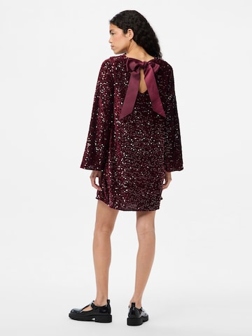 PIECES Cocktailjurk 'PCKAM' in Rood
