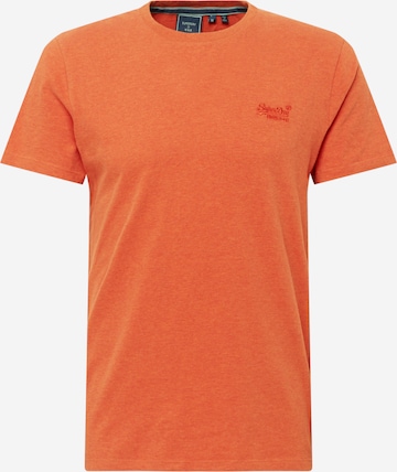 Tricou de la Superdry pe portocaliu: față