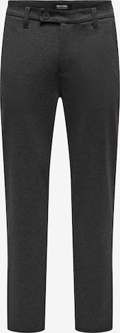 Only & Sons Regular Chino Pants 'MARK CAY' in Grey: front