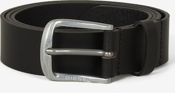 DIESEL Gürtel 'LOGO B-BASIC LEATHER BELT' in Schwarz: Vorderseite