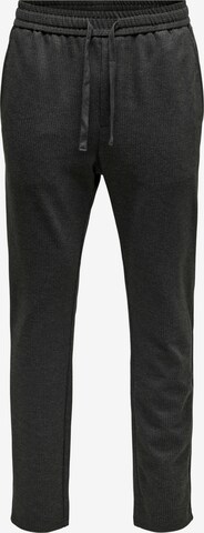 Pantalon 'Linus' Only & Sons en noir : devant