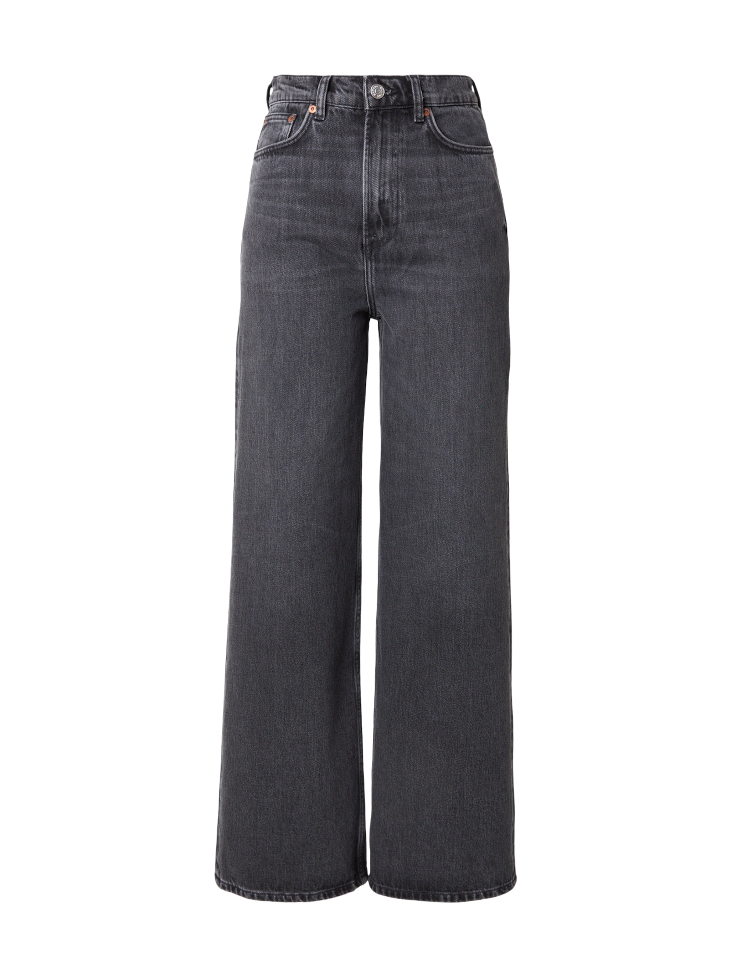 Samsøe Samsøe Wide leg Jeans 'REBECCA' in Black: front