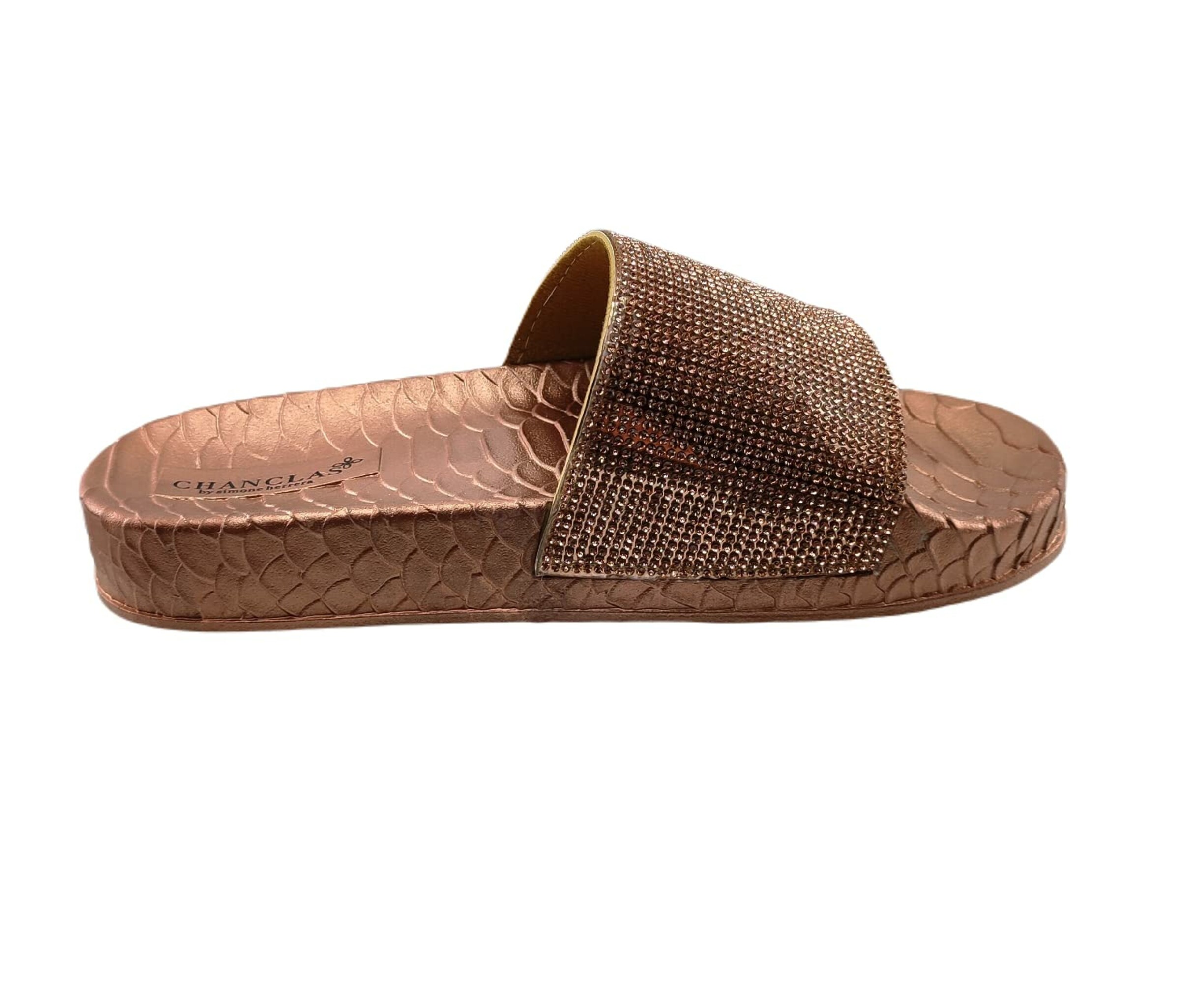 Chanclas Pantolette in Bronze