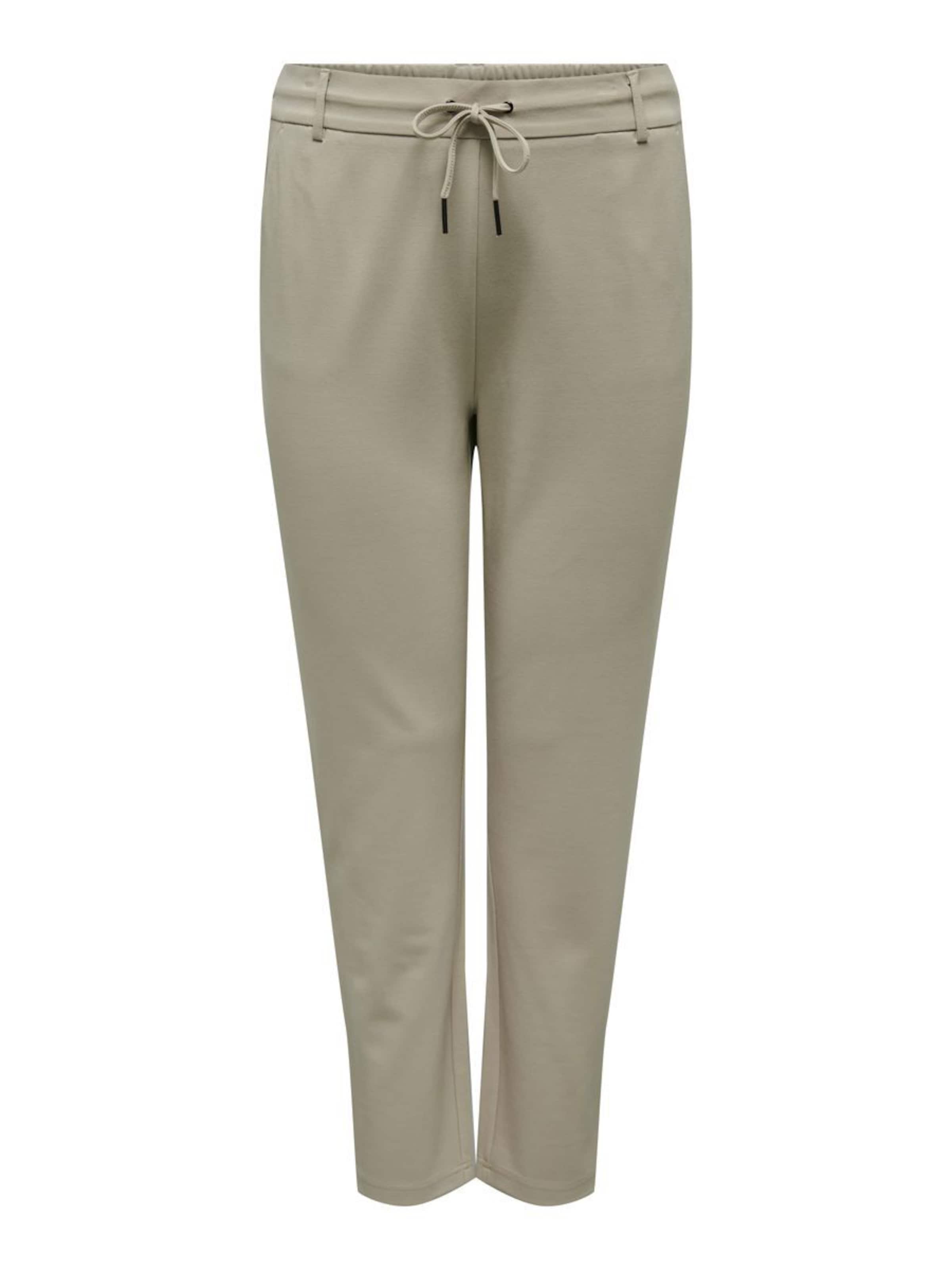 ONLY Carmakoma Tapered Broek in Groen: voorkant