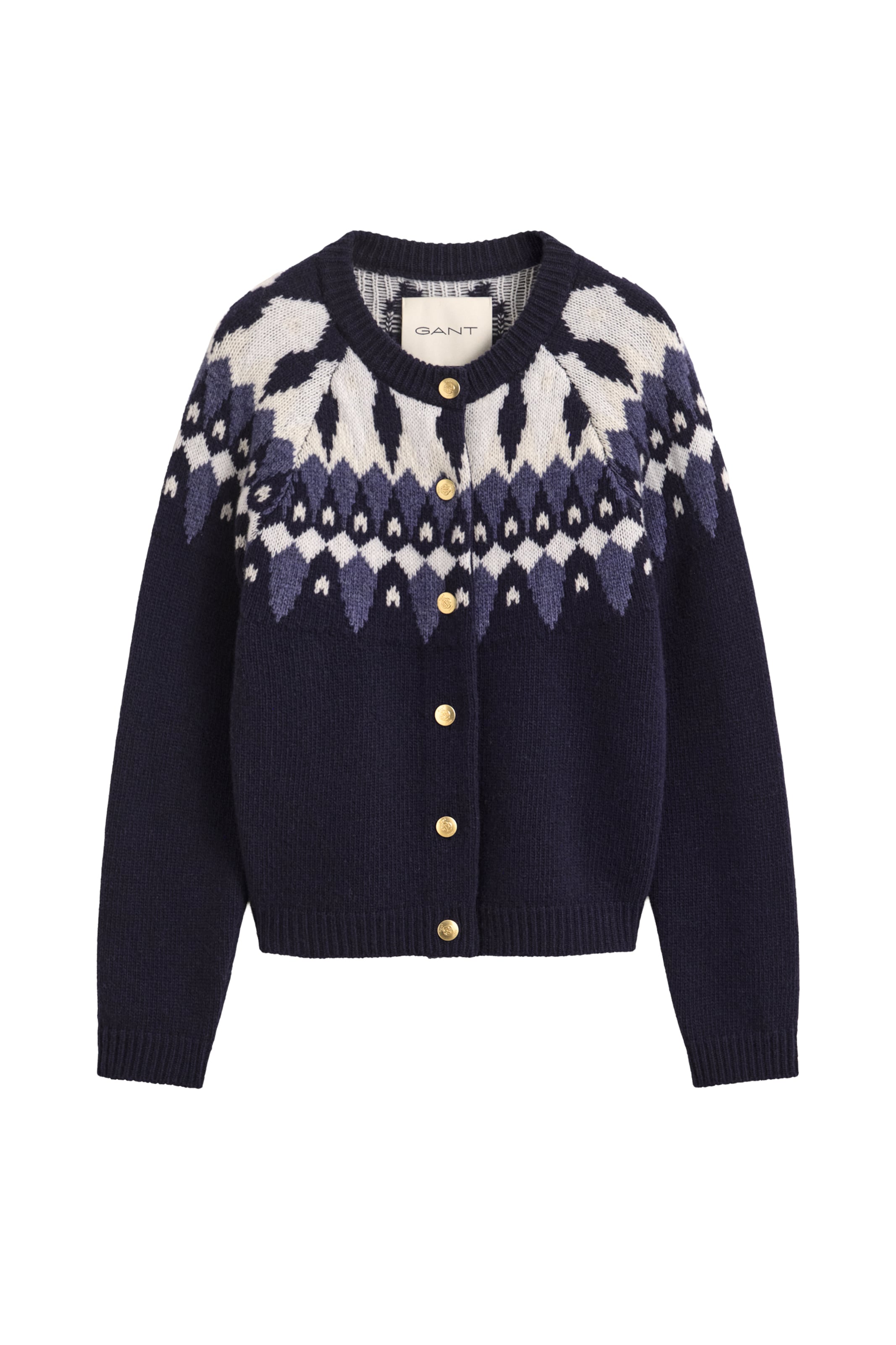 Cardigan GANT en bleu : devant