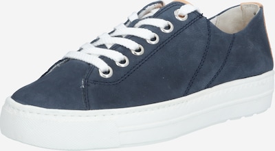 Paul Green Baskets basses en bleu-gris / noisette / blanc, Vue avec produit