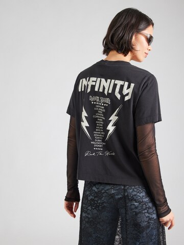 VERO MODA T-Shirt 'VMSIGNE METTE' in Schwarz: Vorderseite
