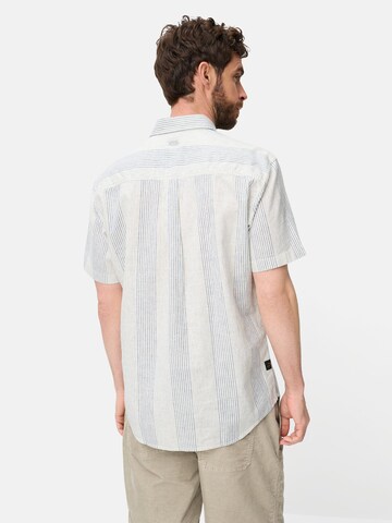 CAMEL ACTIVE Regular Fit Kurzarmhemd aus Leinenmix in Weiß