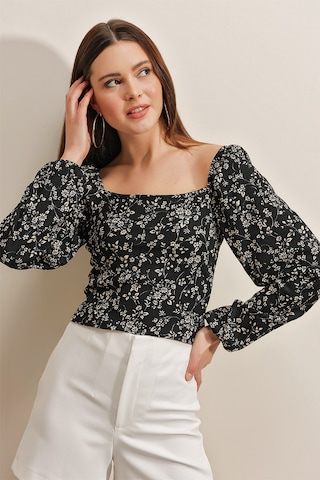 Bigdart Bluse in Schwarz