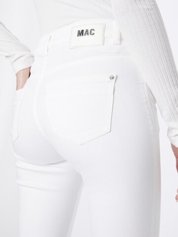 MAC Skinny Jeans 'Rich' i vit