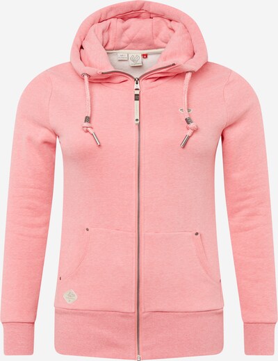 Ragwear Plus Sweatjacke 'NESKA' in pink, Produktansicht