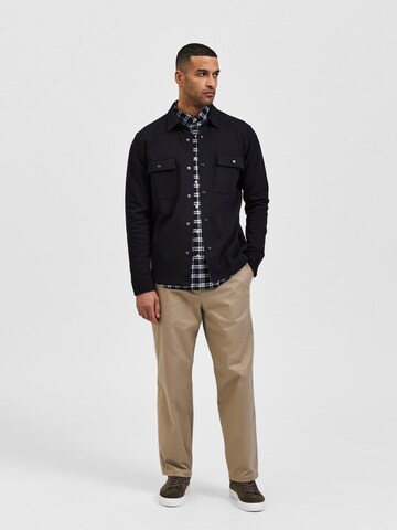 SELECTED HOMME Overgangsjakke i sort