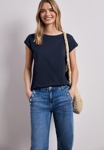 STREET ONE Shirt in Blau: Vorderseite