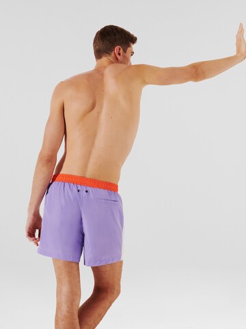 Shorts de bain Karl Lagerfeld en violet