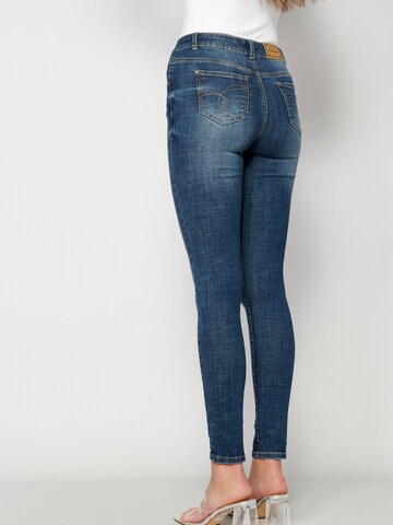 KOROSHI Skinny Jeans in Blauw