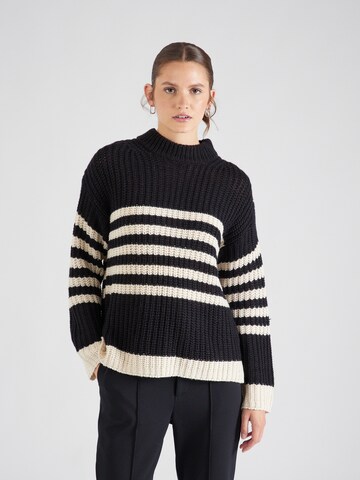 Pull-over Freequent en noir : devant