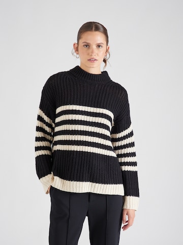 Freequent Pullover i sort: forside