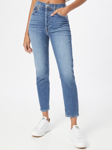 RE/DONE Regular Jeans '-90S' i blå: framsida