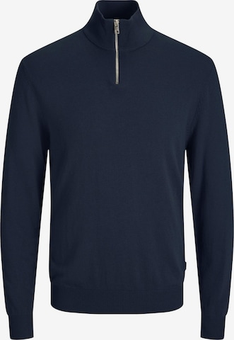 JACK & JONES Pullover 'Emil Knit' in Blau: Vorderseite