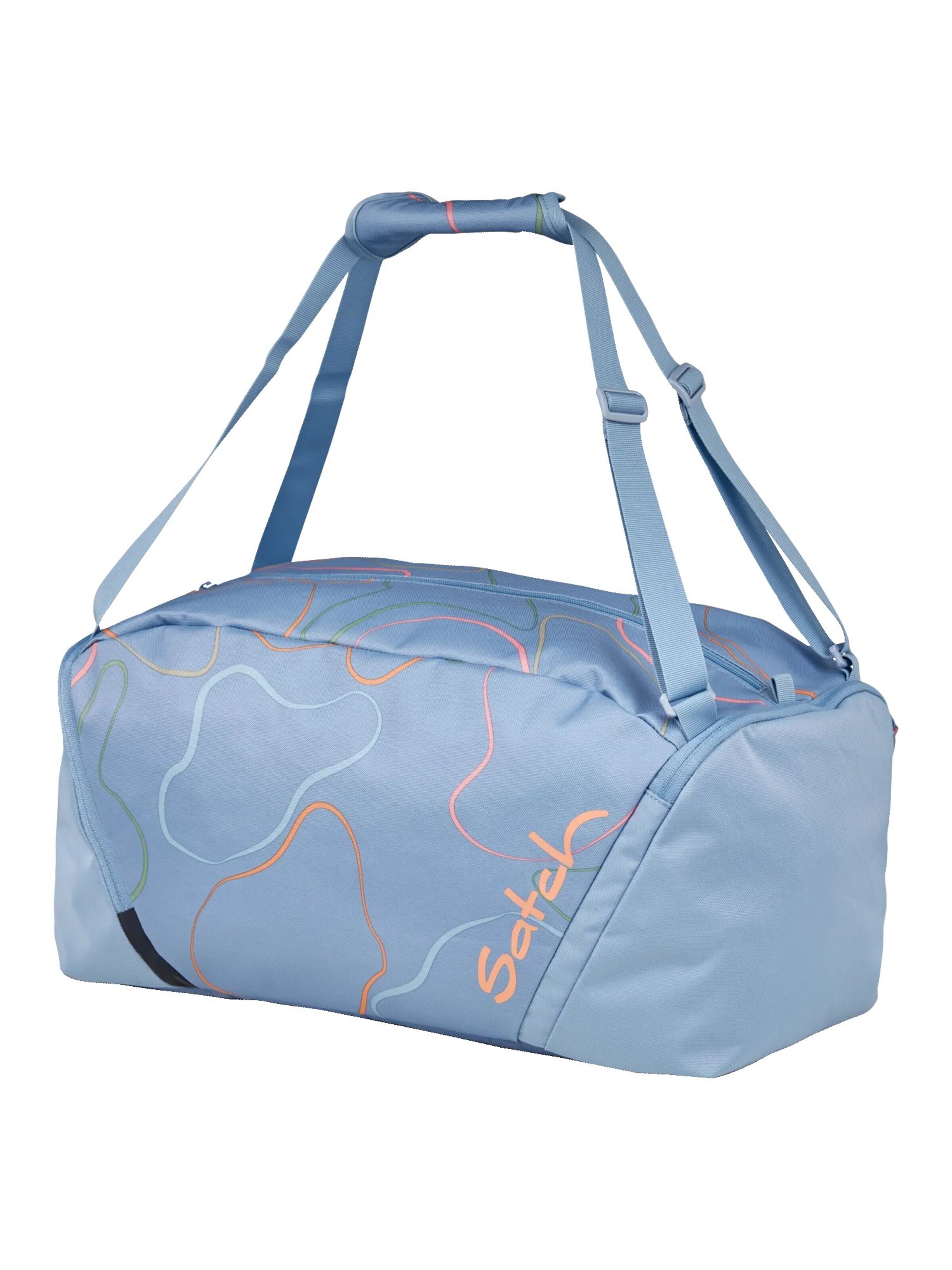 Satch Athletic Gym Bag in Blue: front