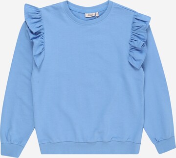 Sweat-shirt 'OFELIA' KIDS ONLY en bleu : devant