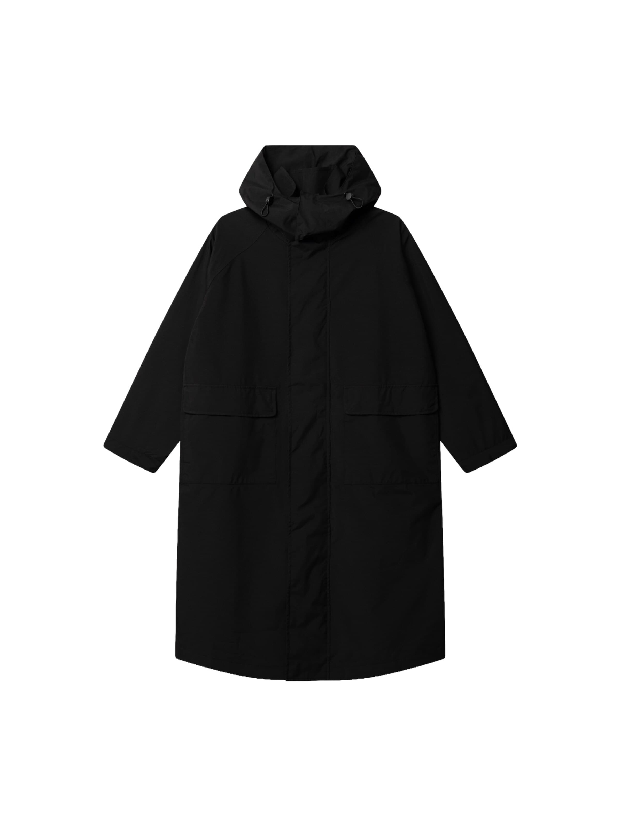 Kubota Overgangsparka 'Kubota Women's Oversized Rainjacket Waterproof Parka' i sort: forside