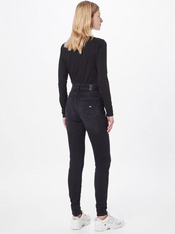 Tommy Jeans Skinny Jeans 'Sylvia' in Schwarz